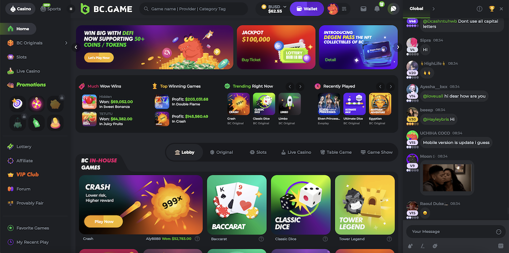 BC.Game Casino The Ultimate Platform for Online Cryptocurrency Gaming